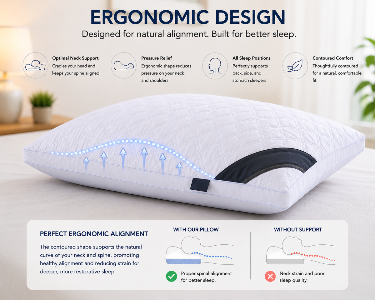 Soma Cloud™ Cooling Memory Foam Pillow